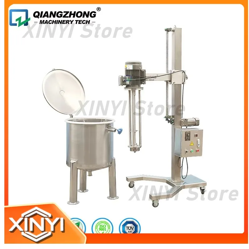 Lab Homogenizing Machine for High Shear Emulsifying Mixer Homogenizer Batch Processing Manufacturing Equipment for Lab Use
