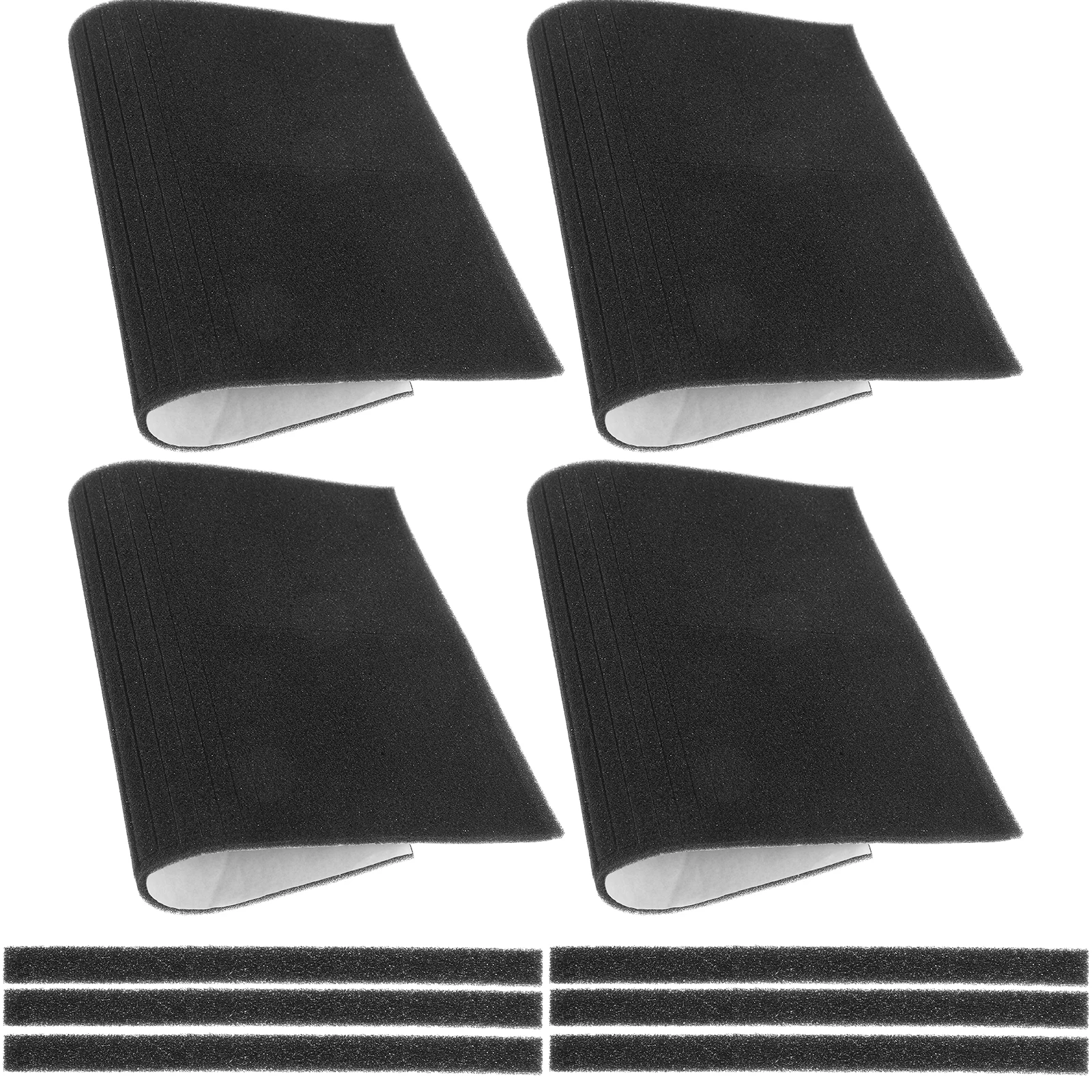 

492 Pcs Skid Clothes Hanger Sponge Strips Adhesive Foam Closet Supplies Hangers Grips