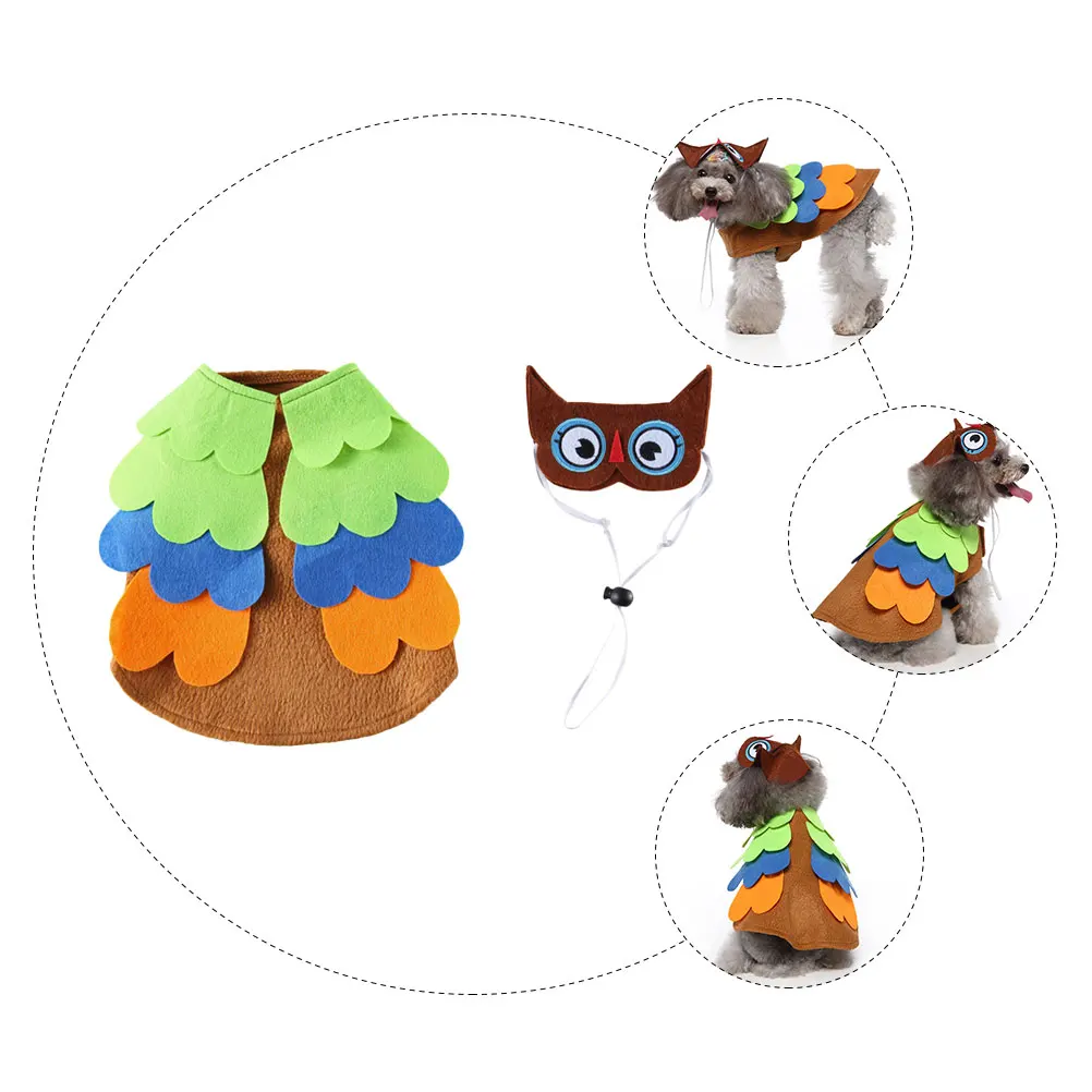 

1Set Pet Clothing Halloween Christmas Funny Cosplay Clothes Comfortable Breathable Pet Garment Lightweight Dog Outfit Festival