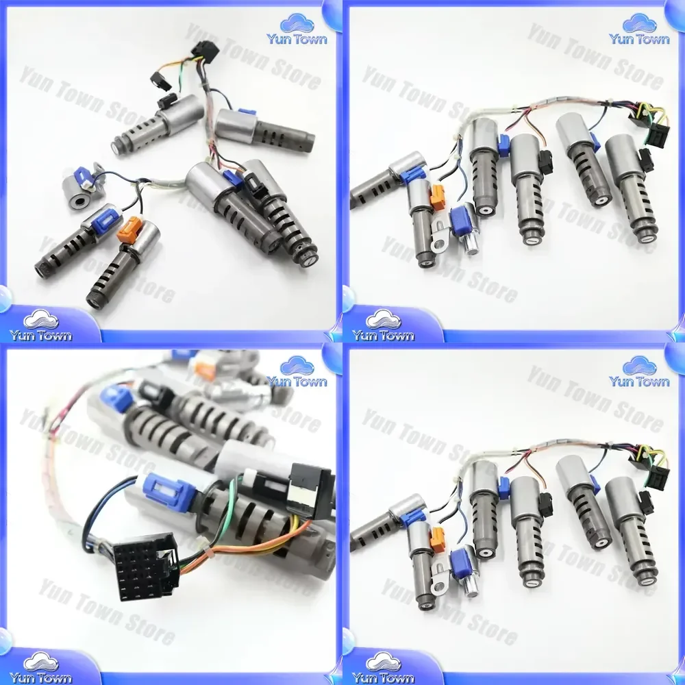 OEM U660E U660 Getriebe-Magnetventil-Kit mit Kabelbaum für Lexus ES350 Toyota Camry 6-Gang-Automatikgetriebe-Reparatur