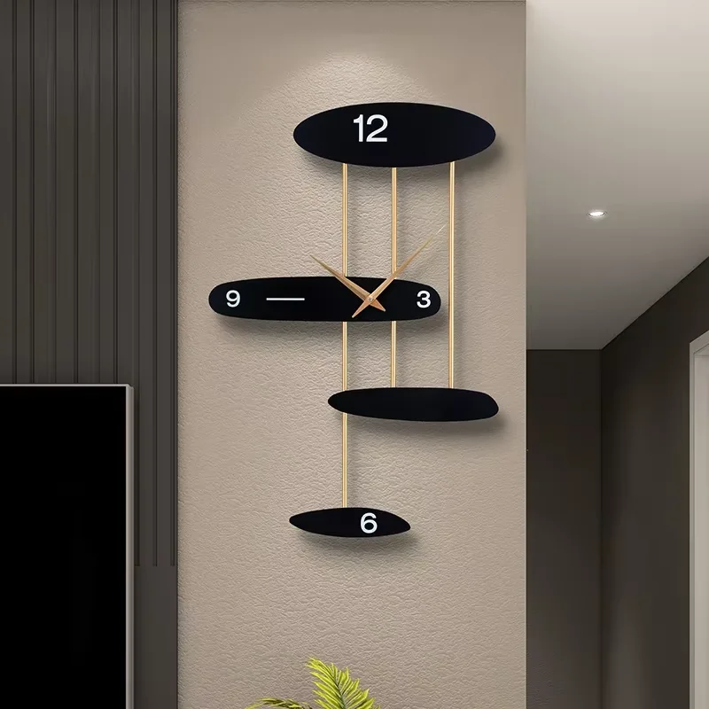 Restaurant Nordic Wall Clocks Art Mural Modern Aesthetic Silent Design Wall Clocks Luxury Classic Horloge Murale Home Decoration