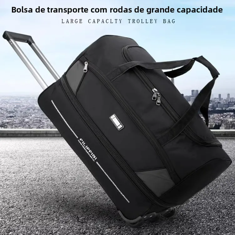 large-capacity-carry-on-wheel-bag-two-hand-travel-bag-three-wheel-trailer-bag-dormitory-quilt-bag-expandable-oxford-cloth