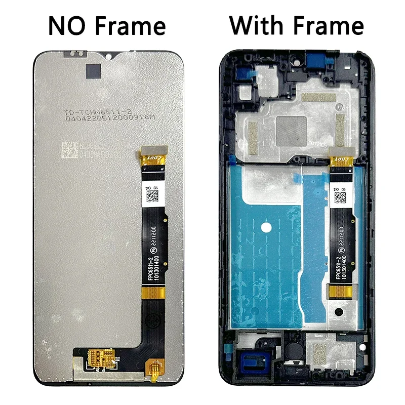 6.52 "IPS LCD ل TCL 20 R 5G T767H شاشة الكريستال السائل مجموعة المحولات الرقمية لشاشة تعمل بلمس لاستبدال TCL 20R 5G LCD