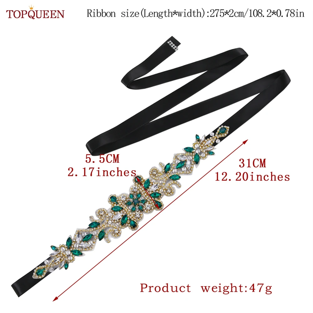 TOPQUEEN S12-KL Váy Cưới Cô Dâu Dây Vàng Handmade Cao Cấp Tất Nữ Phụ Kiện Hàng Ngày Dạ Hội BẦU KẺ Kim Cương Giả