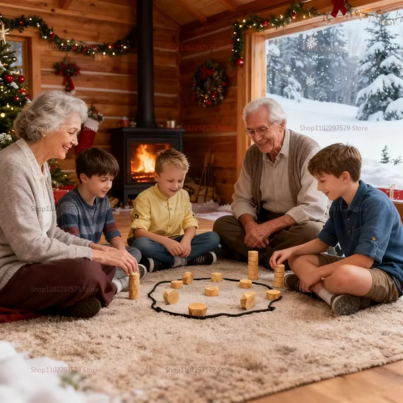 لعبة الأحجار المغناطيسية 33 ملم، ألغاز استراتيجية لوحة مغناطيسية تفاعلية للأطفال والكبار، لعبة تعليمية عائلية إبداعية محمولة