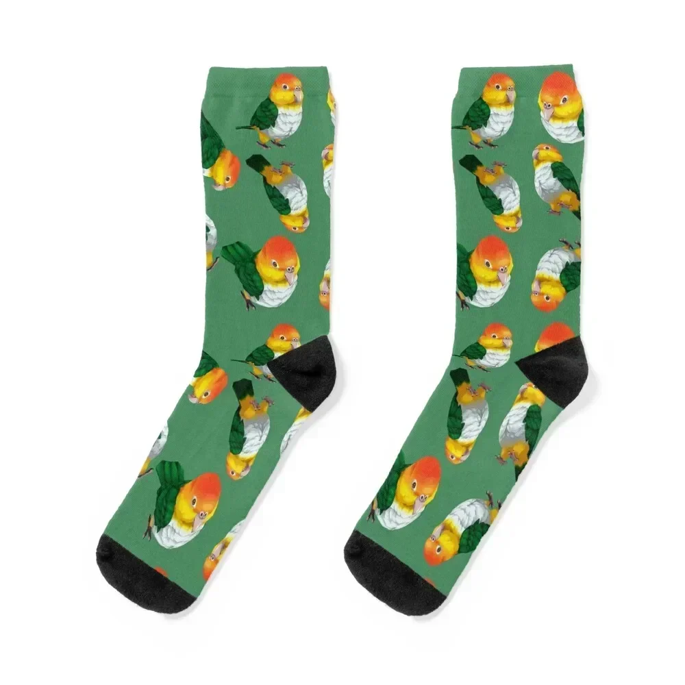 

White-bellied Caique Parrot Socks Soccer gift essential Men's Women's Socks Men's Heating sock loose kids Socks Female Men's