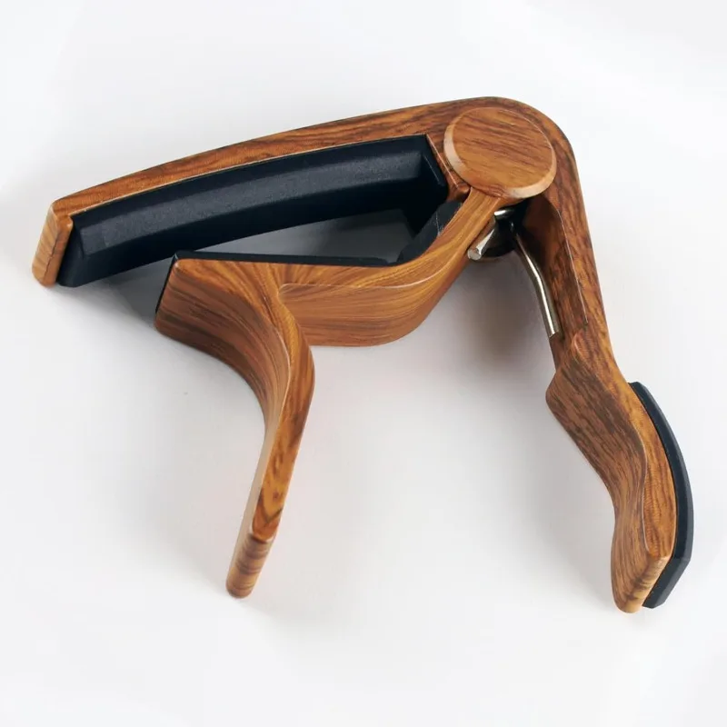 Acoustic Electric Precise Design Stable Performance String Trigger Long Life Delicate Color Wooden Grain Rubber Guitar