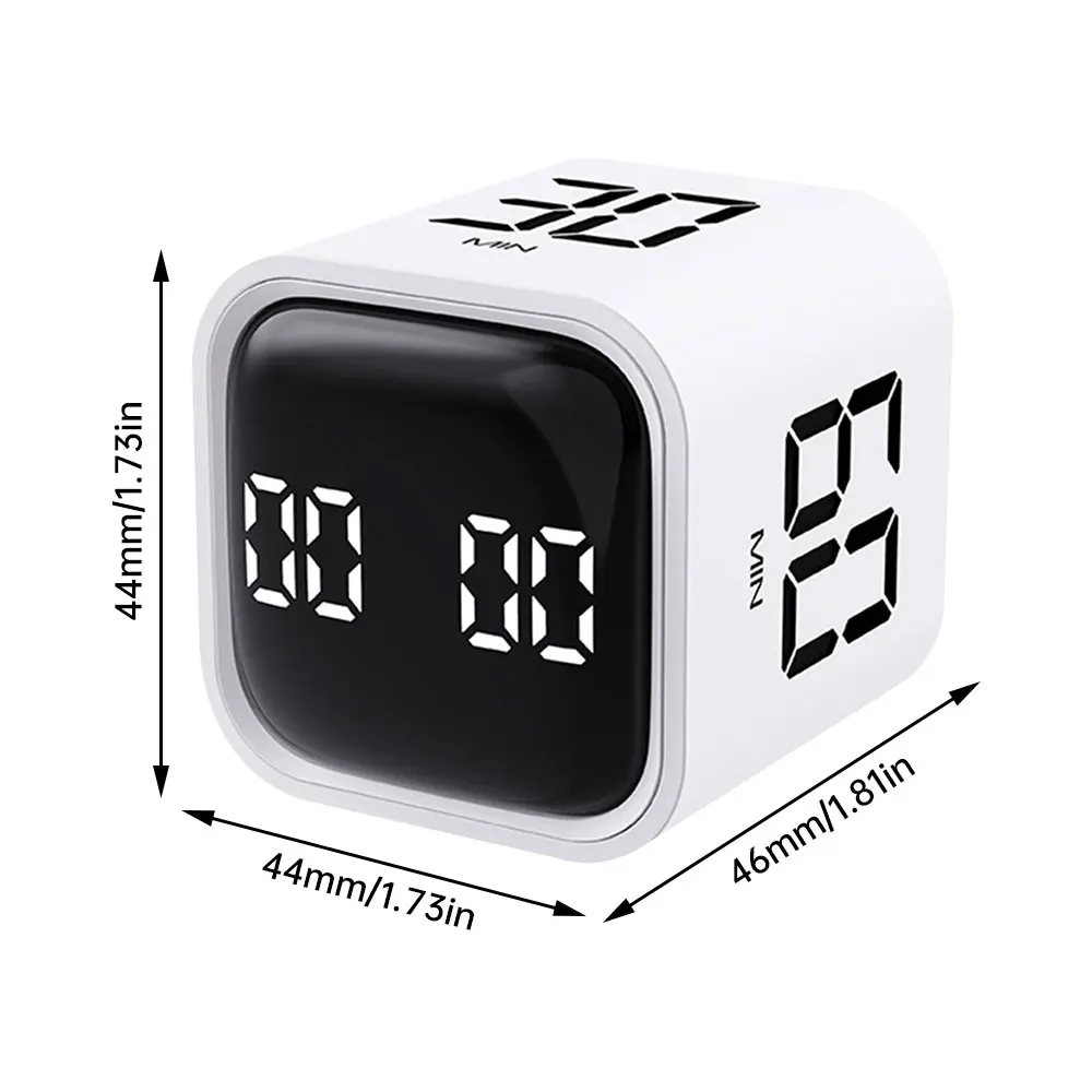 Productivity  Timer Gravity Sensor Flipping LED Display 4 Preset Time Dual Modes Countdown Cooking Study Digital Timer Tool