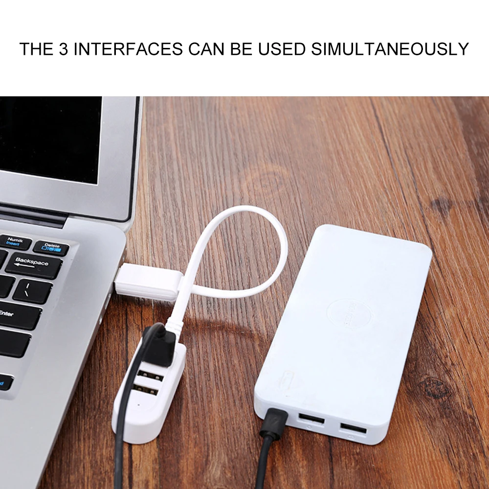 USB2.0 Hubs 30cm Charging Cable Multi USB Splitter Hub Power Adapter Data Transmission Is Not Supported Charging Hubs