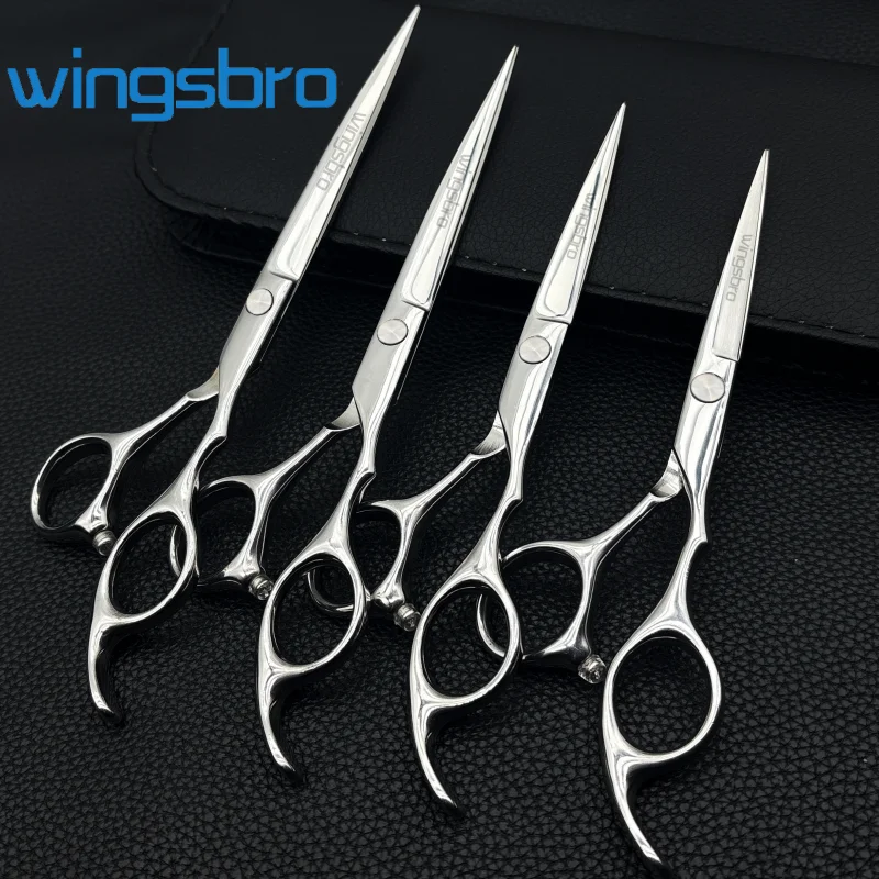 

Professional Hair Scissors 6.3'' 7'' 7.5'' Japan Stainless Hairdressing Scissors Barber Thinning Shears Hair Cutting Scissors