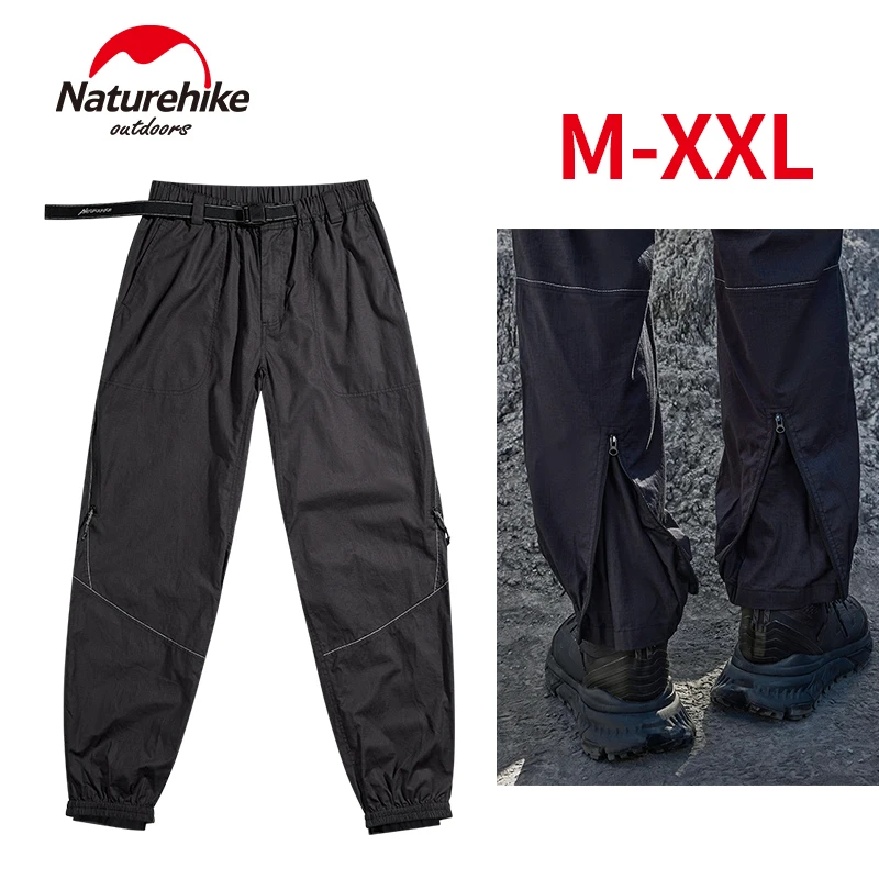 Naturehike Outdoor Trouser Hiking Climbing Sports Casual Pants Adjustable Trousers Leg With Zipper Flame Retardant Fabrics Pants