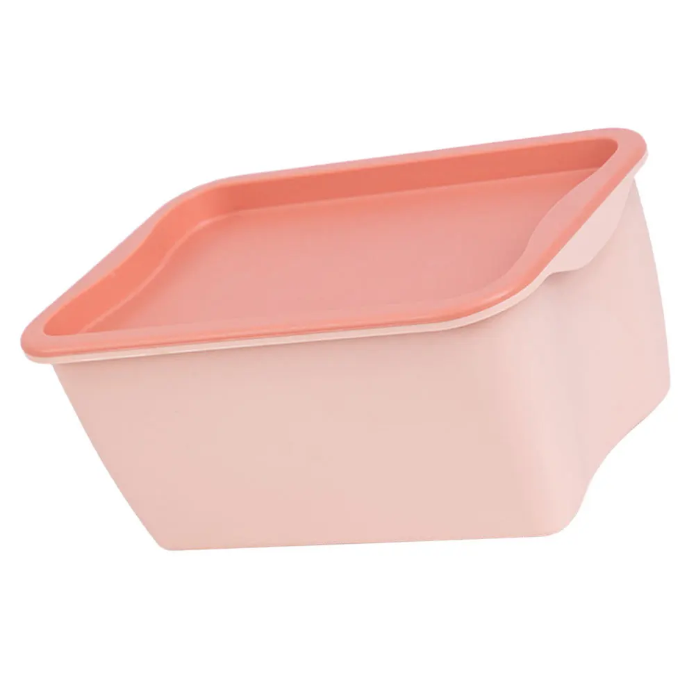 

Desktop Storage Box Nordic Style Multi-Purpose Cosmetics Organizer PP Material Wear-Resistant Compact Lightweight Practical