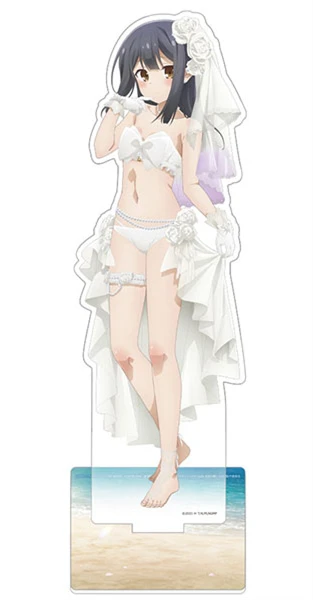 أنيمي مصير kaleid بطانة فستان الزفاف ملابس السباحة سلسلة الاكريليك الدائمة علامة سطح المكتب زخرفة الأصدقاء هدايا عيد الميلاد 15 سنتيمتر