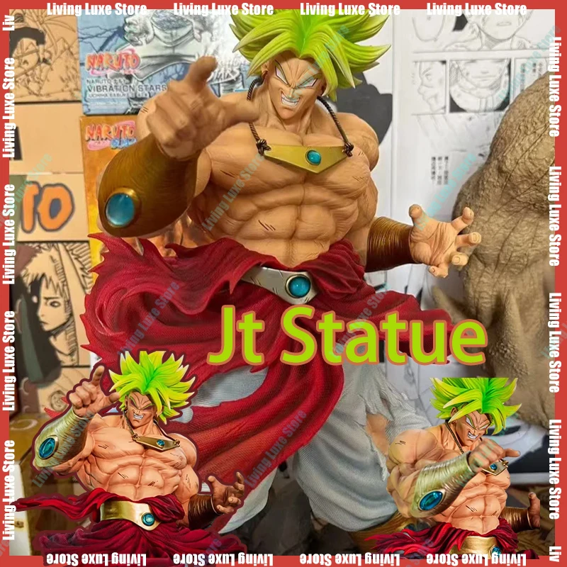 

2025 Jt Статуя Dragon Ball Z Broly Фигурка Ssj3 Broly Super Saiyan ПВХ Фигурки 50 см/19,69 дюйма Коллекционный режим Игрушки Подарки