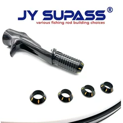JY SUPASS 5pcs fishing rod custom winding check diy fishing rod repair accessories,custome rod aluminum trim rings
