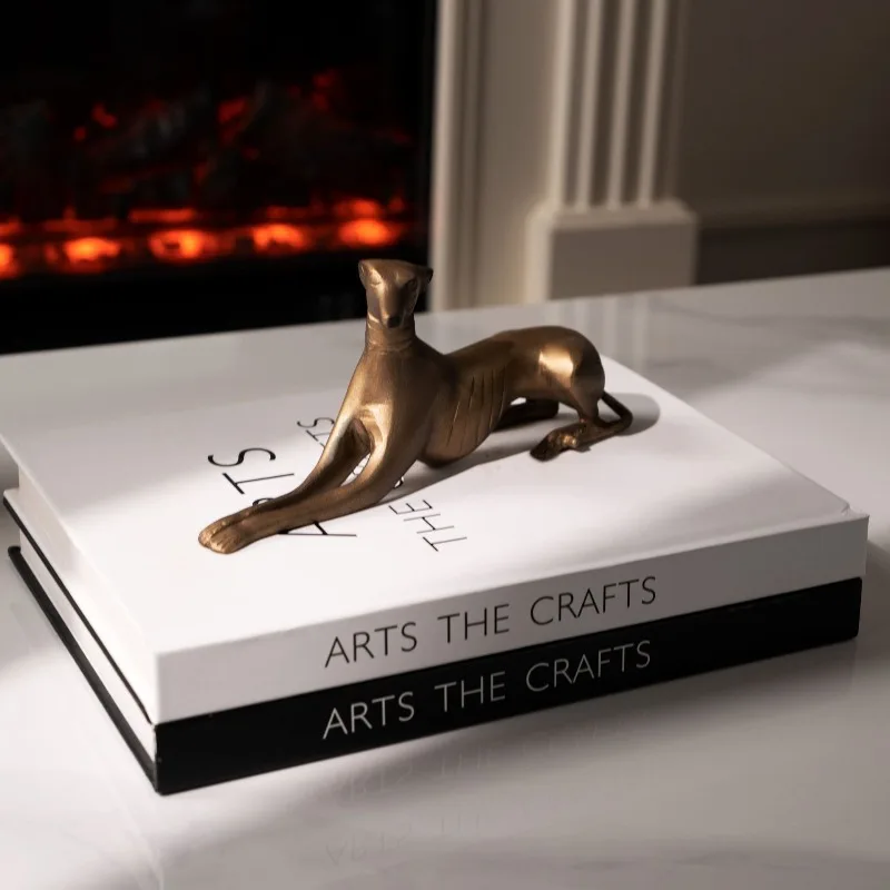 Abstract metal animal ornaments,cheetah/greyhound metal statues,home decor,abstract animal sculptures,aesthetic room decoration
