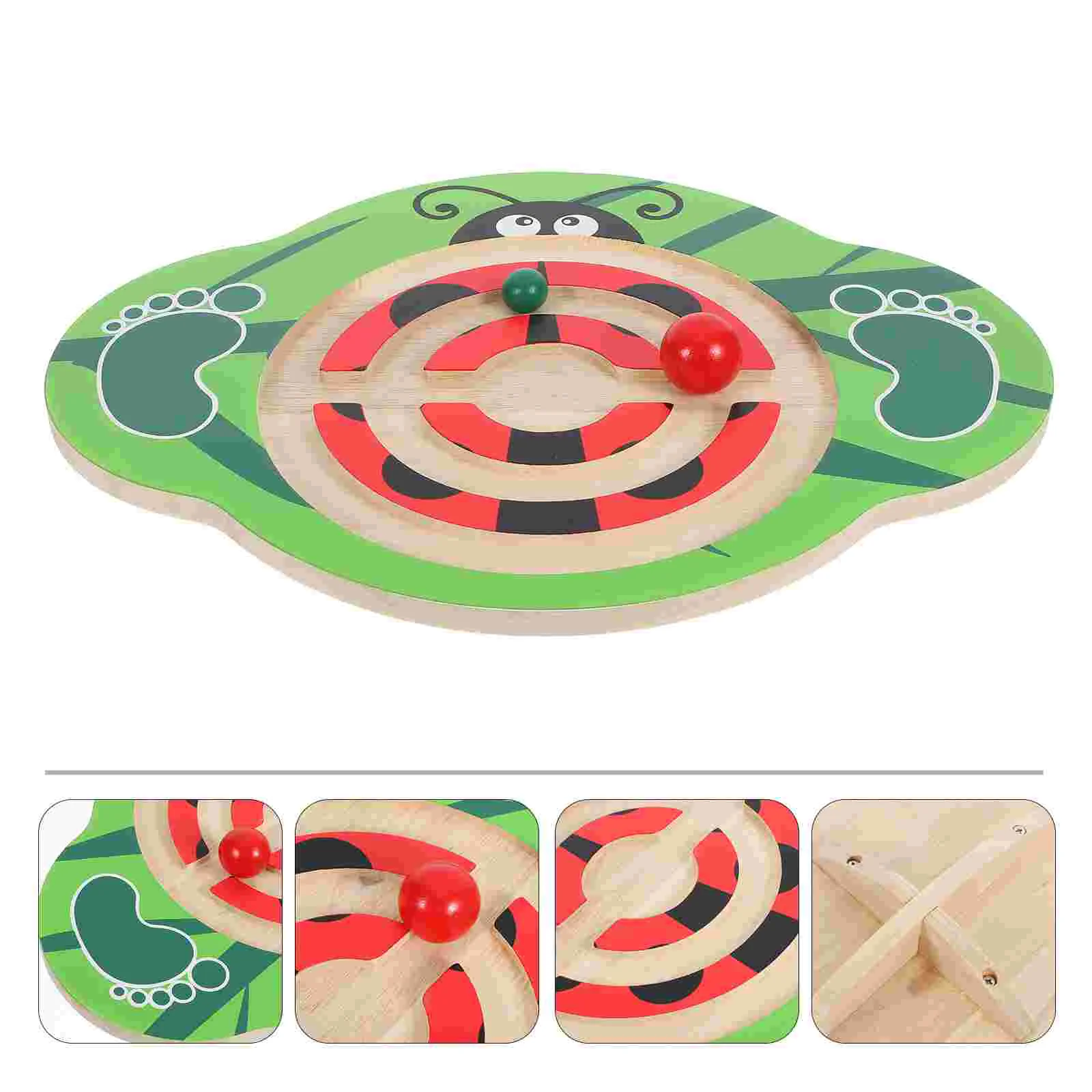 

Children's Balance Board Plate Sensory Room Equipment Sports Wooden Wobble Toddler Kids Seesaw Toy for