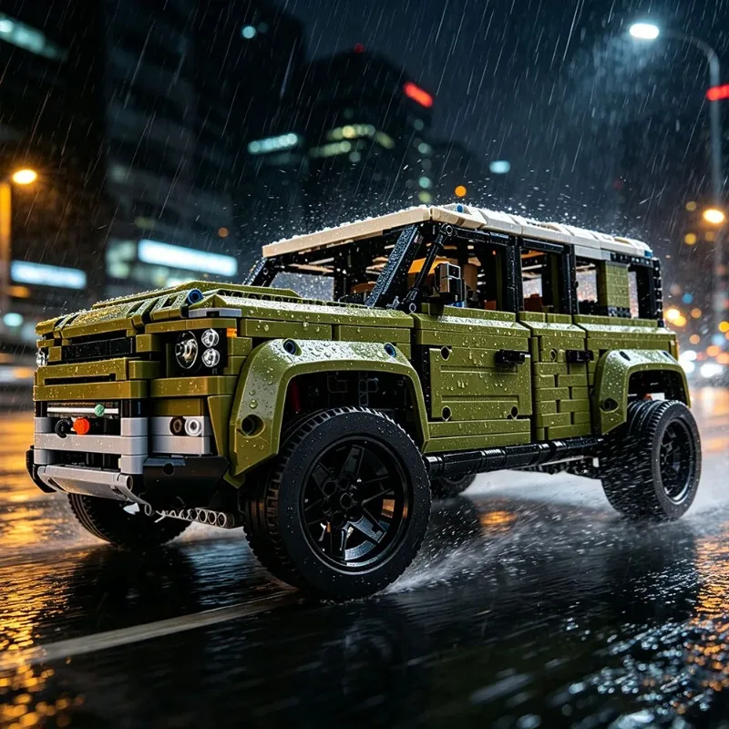 

MOC 2758PCS Famous Car Blocks Land Supercar Riover Off-Road Defender Vehicle Model Building Blocks Bricks Festival Party Gifts