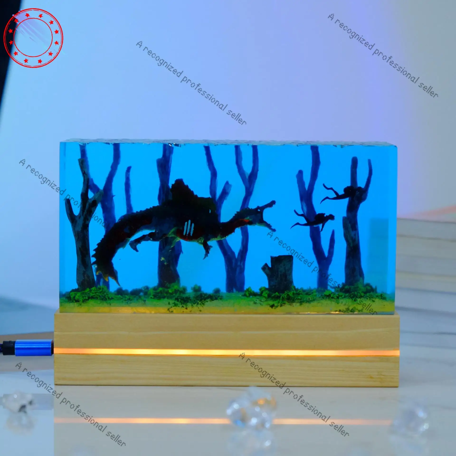 

Whale resin epoxy resin unique handmade marine gift room decoration gift ornament