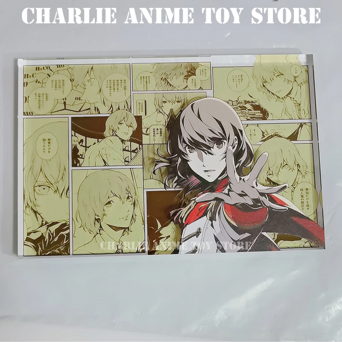 Classic Japanese Anime Figure Transparency Acrylic Stand Brick Cartoon Amamiya Ren Akechi Goro Yusuke Kitagawa Fan Collection - view 5