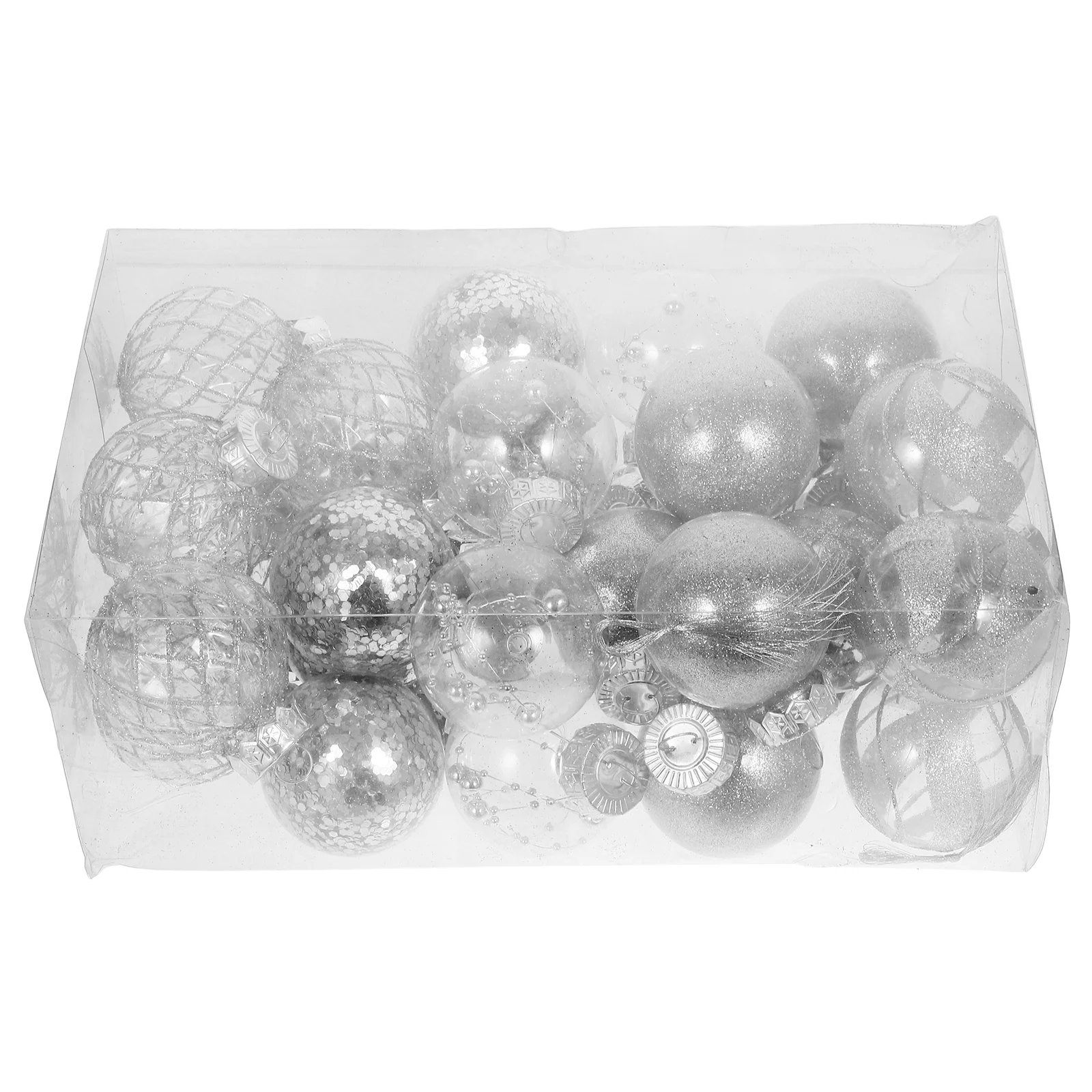 30 قطعة شجرة عيد الميلاد معلقة كرات الكلاسيكية عيد الميلاد زخرفة مجموعة طويلة الأمد الطرف الديكور عيد الميلاد الكرة شجرة معلقة الكرة