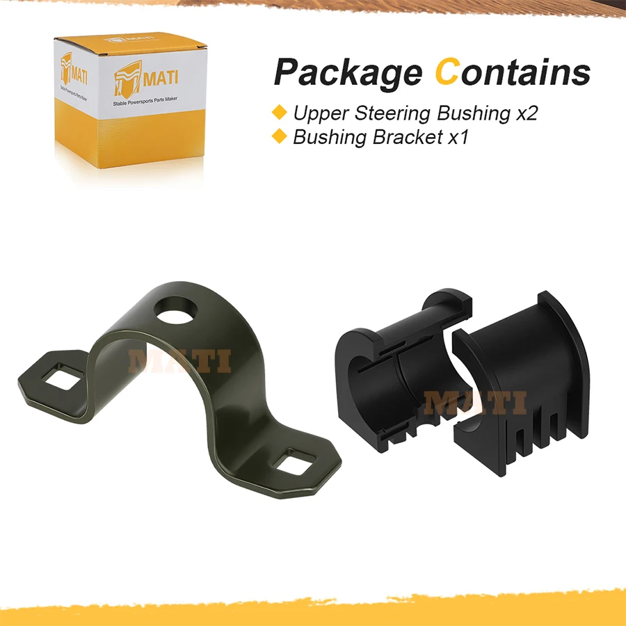 Upper Steering Bushing w/ Bracket For Polaris RZR 570 800 Predator 500 Hawkeye Magnum Scrambler Ranger Trail Blazer 300 400 500 view 6