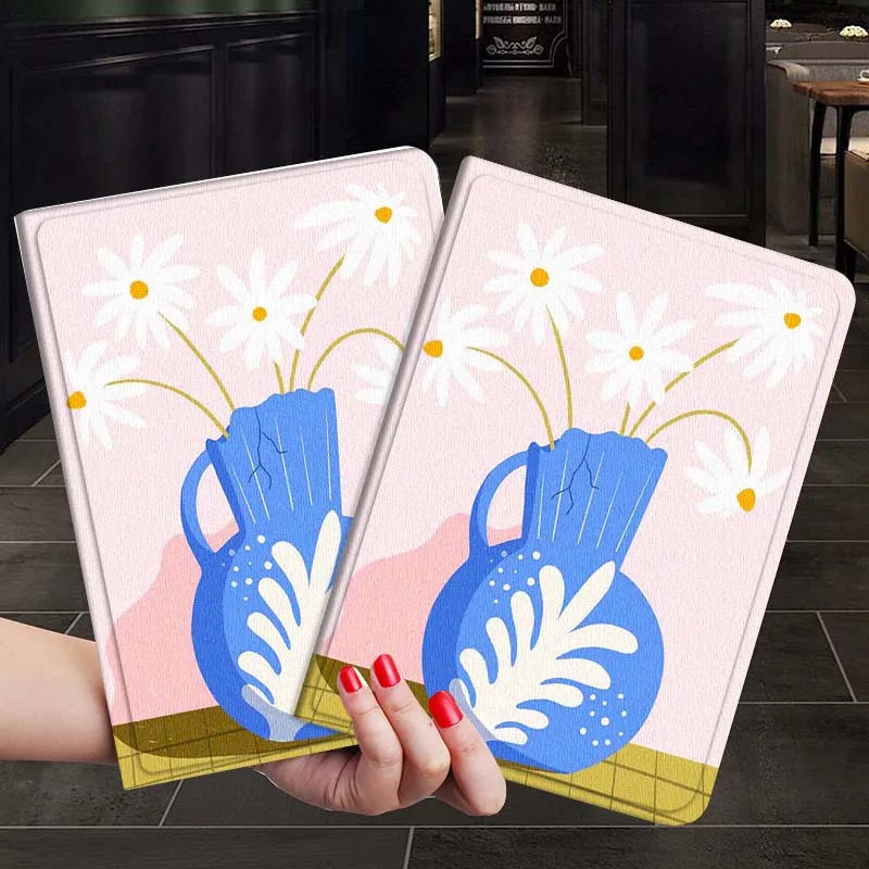 

Color Vase Art Pattern Case For iPad Air Mini 9.7 2 4 5 11 6th 7th gen 13 3 1 2 4 5 6 7 7.9 10.9 10.5 Inch Tablet