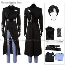 Customized ALIEN STAGE Ivan Cosplay Costume Outfit Black Suit Wig Halloween Party IDOL Stage Performance Men Suit Fancy Uniform
