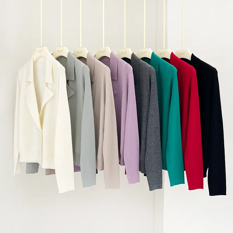 女性のためのファッショナブルなジャケット,ウールのセーター,ニット,セーター,春の服 トップス セーター 冬 秋 秋冬 韓国ファッション 韓国 カーディガン レディース ニット コート ニットカーディガン 冬服 ファッション 服 秋服 ベスト ツイード ハート セットアップ パール ジャケット