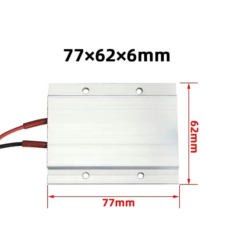 PTC Heating Element AC/DC Insulated Constant Temperature Ceramic Thermostatic Heater Plate Aluminum Shell Miniature Heating Tool