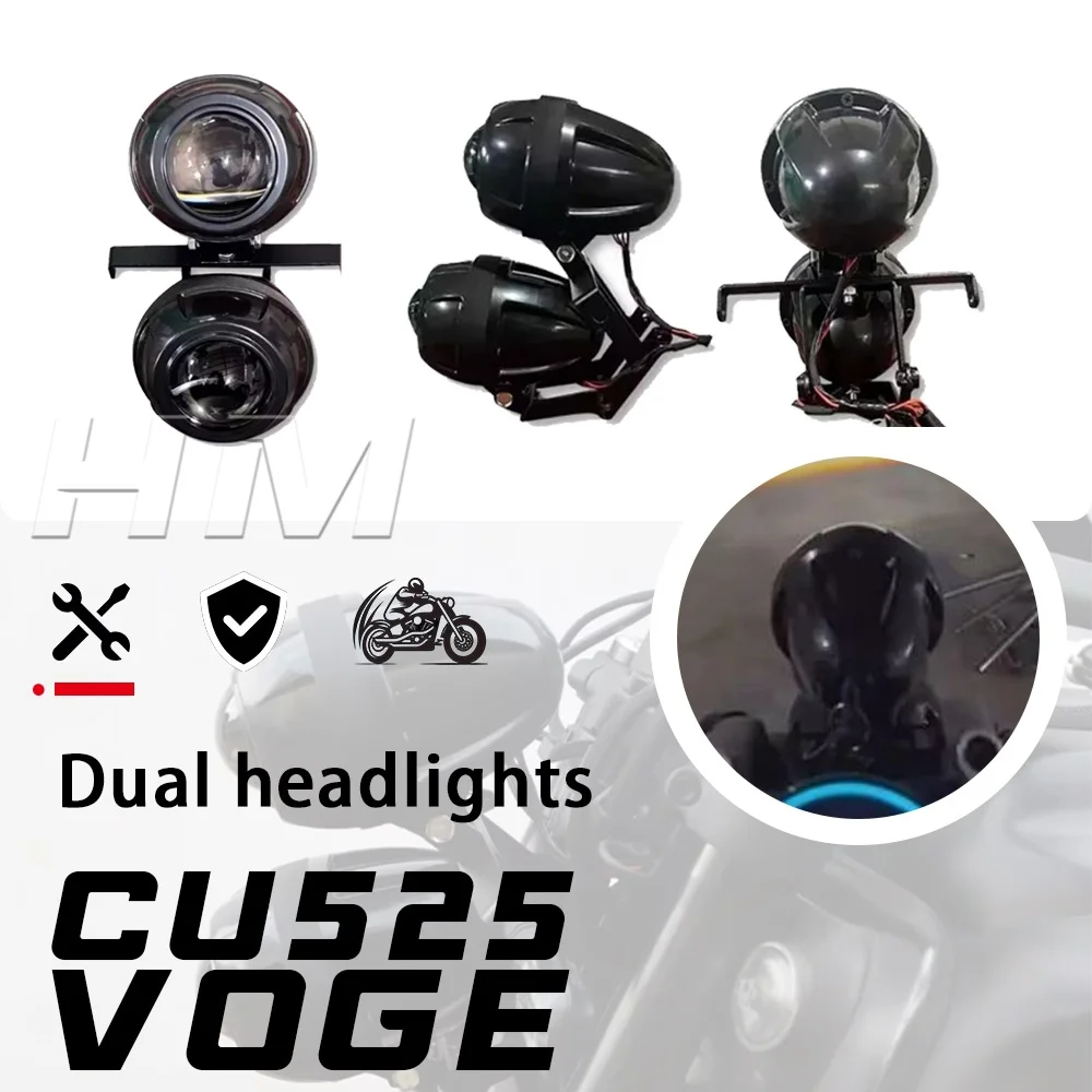 Motorcycle dual headlight For VOGE CU525 525CU CU 525 525 CU