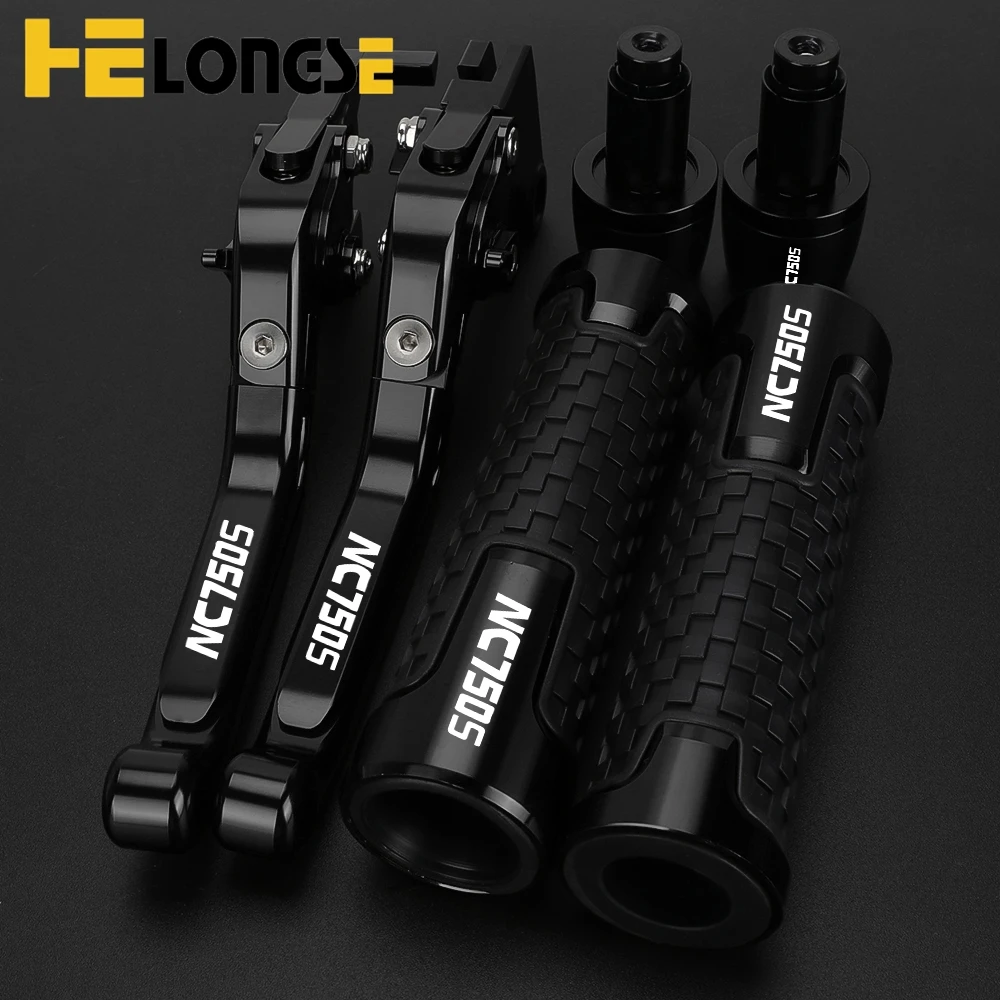 

For HONDA NC750S NC750 NC 750 S 2016 2017 2018 2019 Motorcycle Accessories Adjustable Brake Clutch Levers Handlebar Grips End