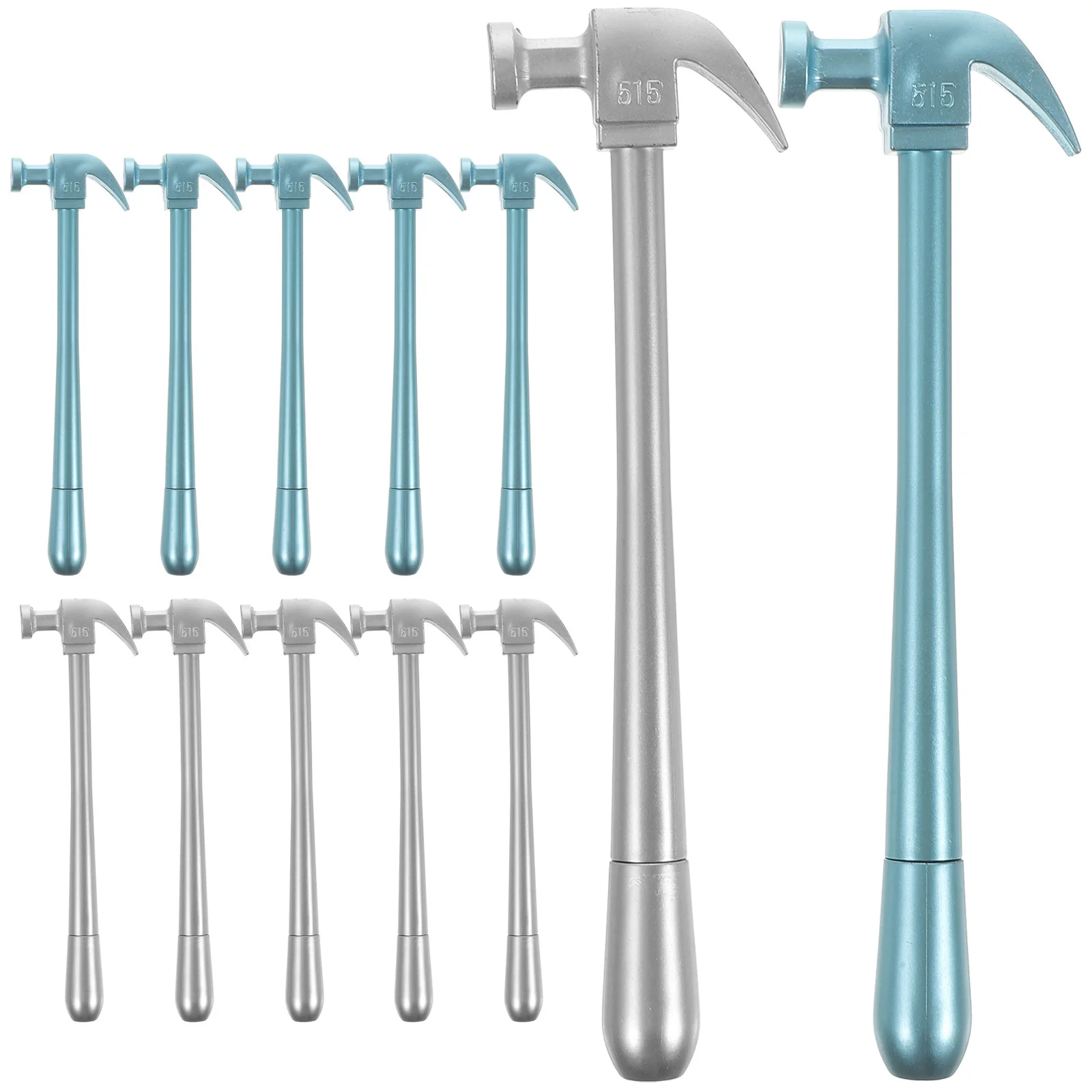 12 قطعة أقلام حبر جل على شكل مطرقة لكتابة مكتب المدرسة استخدام القرطاسية الطلاب هدية الأقلام السائبة هدايا الحفلات