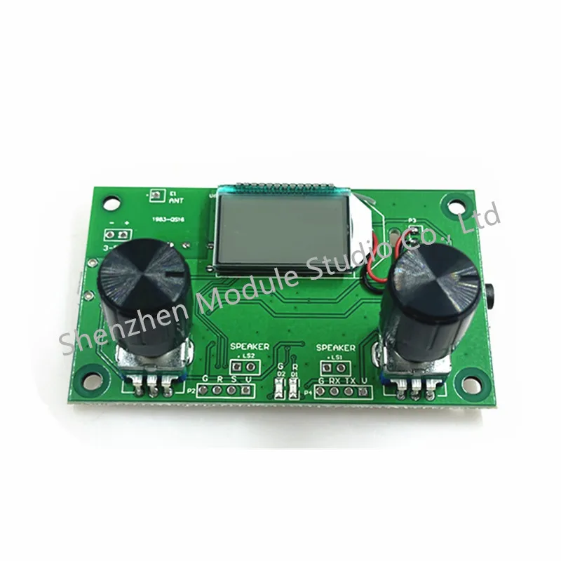 Modulo ricevitore Radio FM 1pcs scheda di ricezione Stereo con modulazione di frequenza 87-108MHz con Display digitale LCD 3-5V DSP PLL