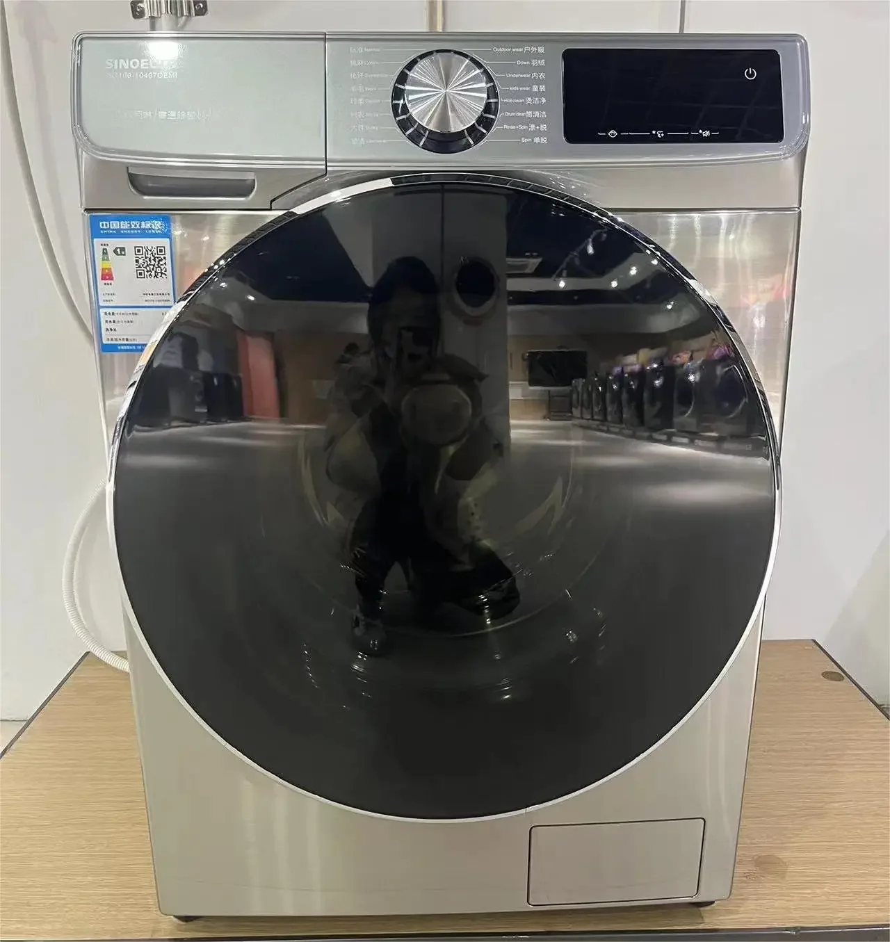 13kg 2-in-1 washer and dryer combination automatic front loading washer can be customized