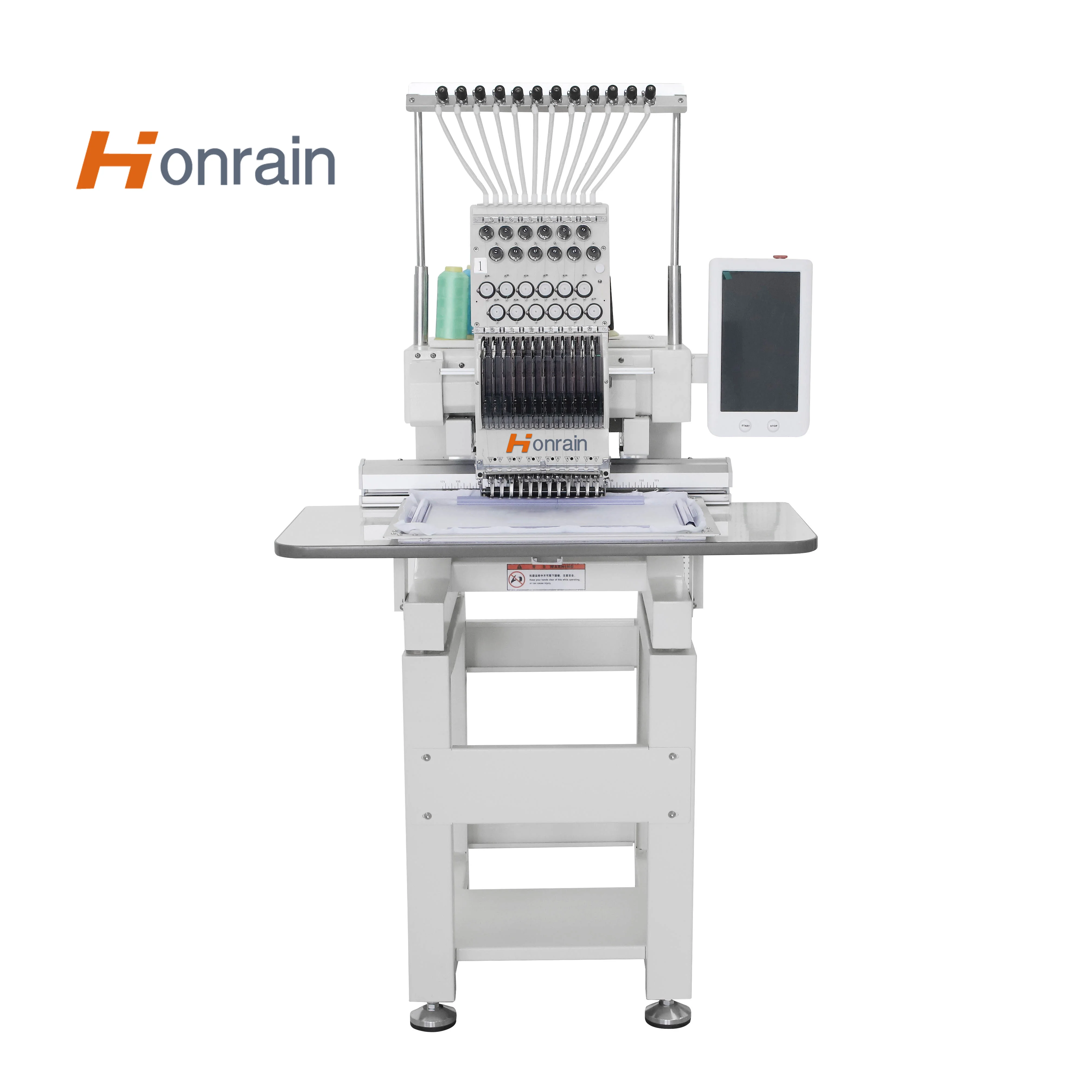 Home Use Single Head Computerized Embroidery Machine Digital Programmable Embroidery Machine for T-shirt Cap