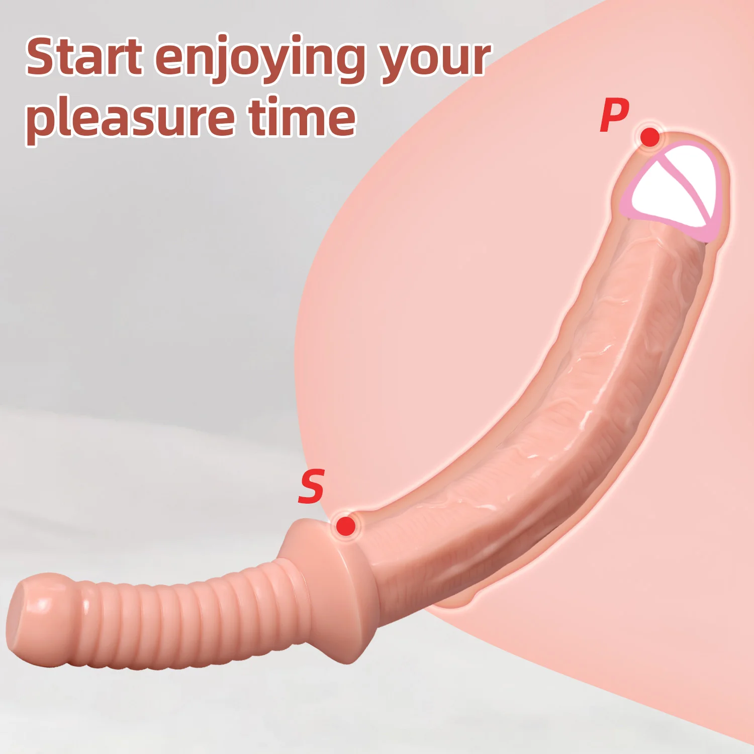 سوبر مقبض طويل دسار المكونات الشرج واقعية دسار مرنة القضيب للنساء المهبل الشرج الاستمناء النشوة الجنسية الكبار مثليه لعبة الجنس #3