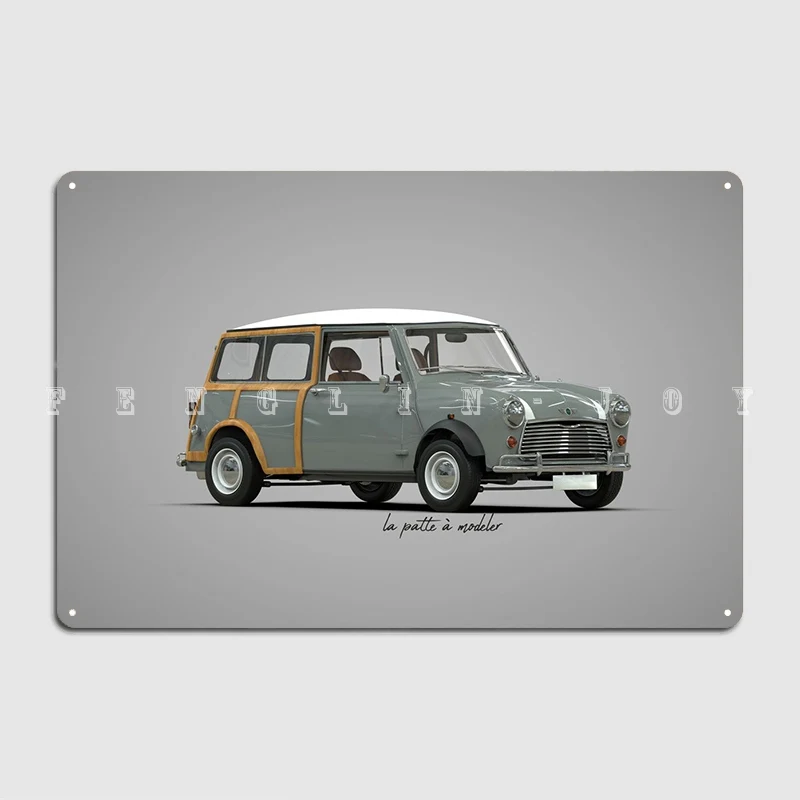 Austin Mini Countryman Poster Metal Plaque Pub Garage Plaques Club Home Design Tin Sign Poster