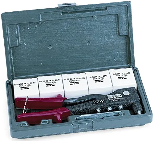 39001 200 Kit with Hp-2 & Assorted Klik-Fast Rivets with Ca