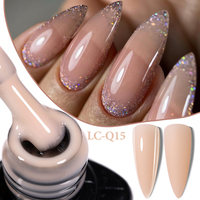 LILYCUTE 7ML Quick Extension Gel Nail Polish Clear Nude Milk White Construction Hard Gel Semi Permanent Rubber Base Gel Varnish