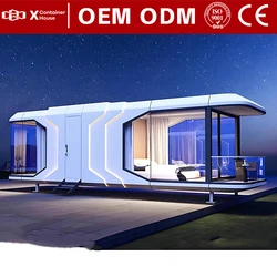 House Modular Container Office Building Insulation Pre Manufactured Houses Ready to Live in 2 Bedroom Steel Structure Fashion