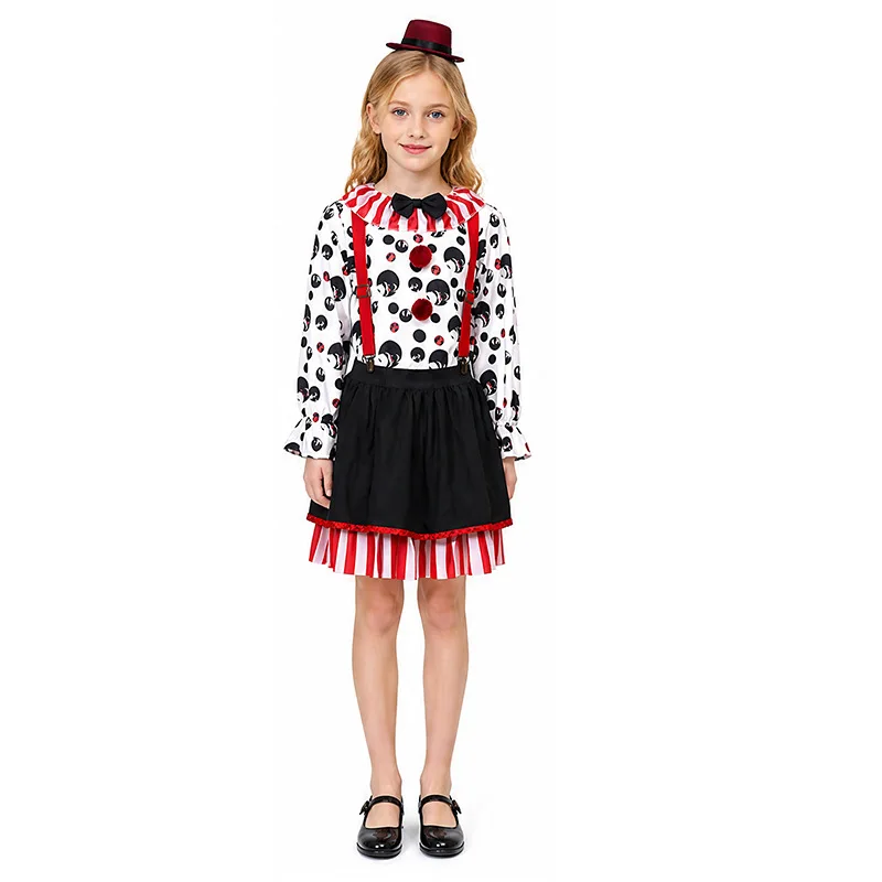 WHH Anime Circus clown Thriller Full Set Party clown dress up carnival Halloween Role Play Theme Party view 3