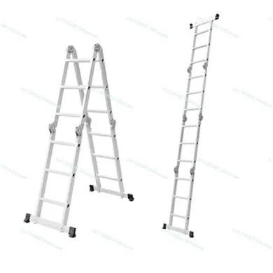 

Thickened Aluminum Alloy Ladder Engineering Ladder Herringbone Ladder Foldable Household Small Joint