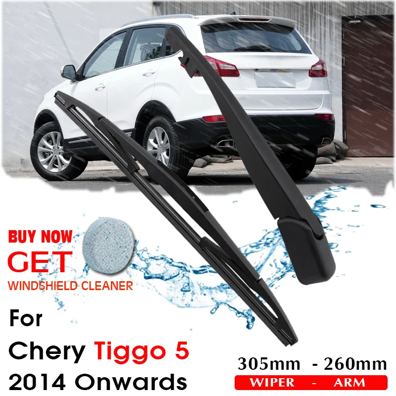 

Car Wiper Blade Rear Back Window Windscreen Windshield Wipers For Chery Tiggo 5 Hatchback 305mm 2014 Onwards Auto Accessories