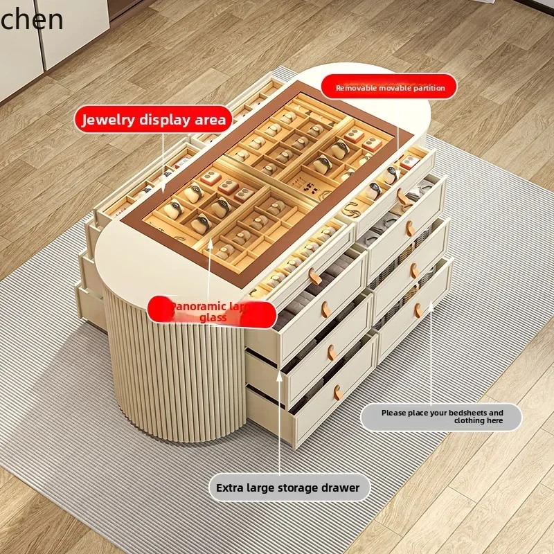 Chest of Drawers Master Bedroom Storage Modern Simple Jewelry Display Cabinet