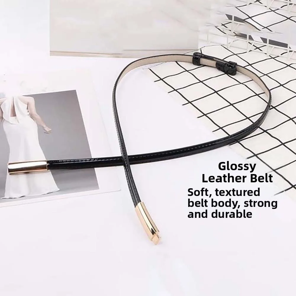 بسيطة قابل للتعديل براءات حزام جلد بلون تنوعا رقيقة مشبك حزام الملابس والاكسسوارات دائم النساء حزام الفتيات