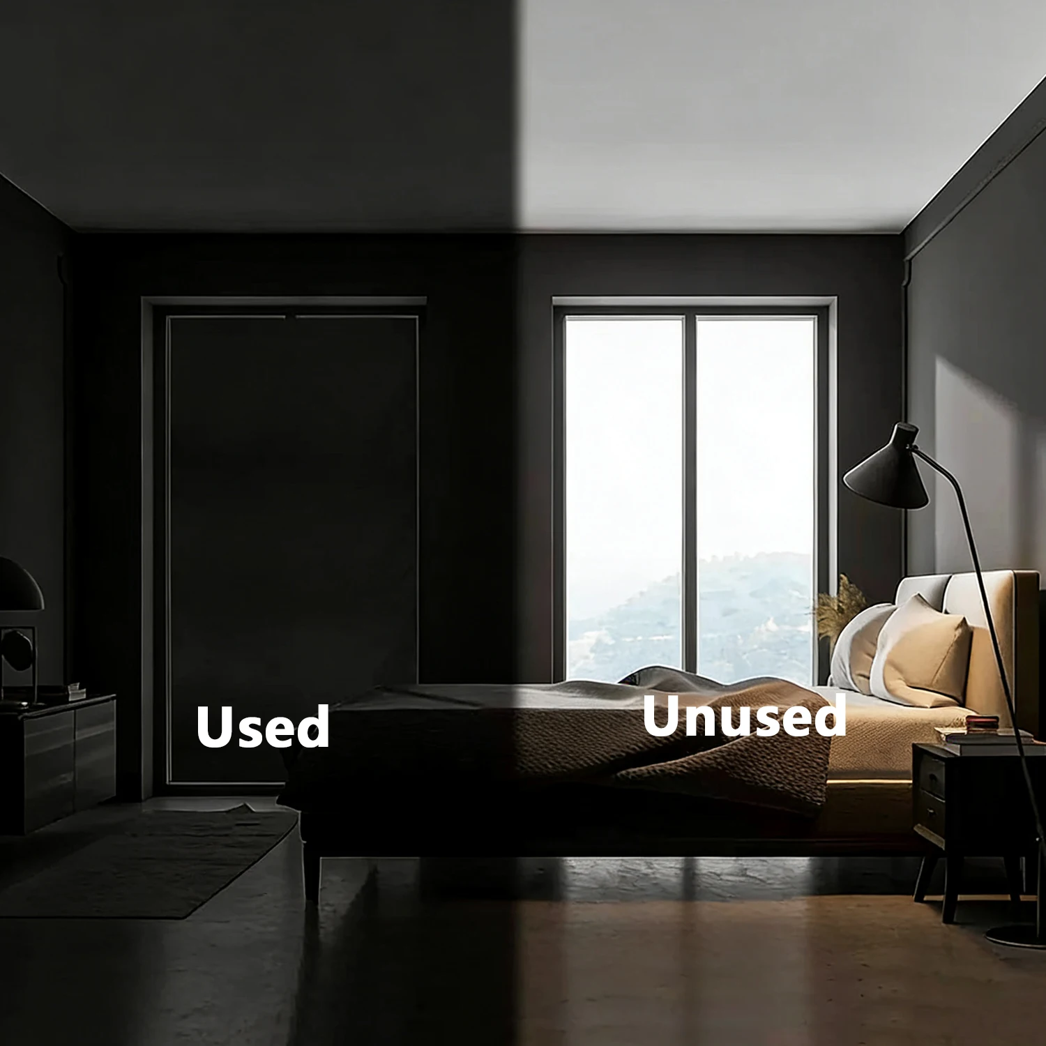 100% Verdunkelungsvorhänge für Zuhause, nicht perforiert, selbstklebend, Sonnenschutzstoff, tragbare Reisevorhänge, Vorhänge und Fensterzubehör – Detail 12