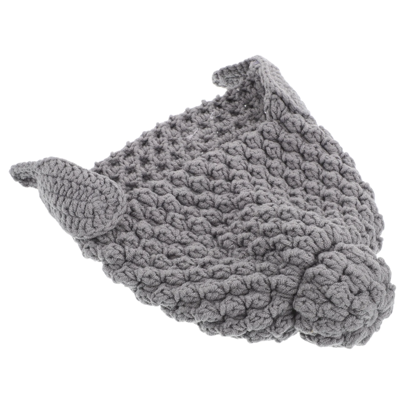 

Warm Wool Hat Knitted Funny Beanie Yarn Ear Warmers for Men Flap and Women