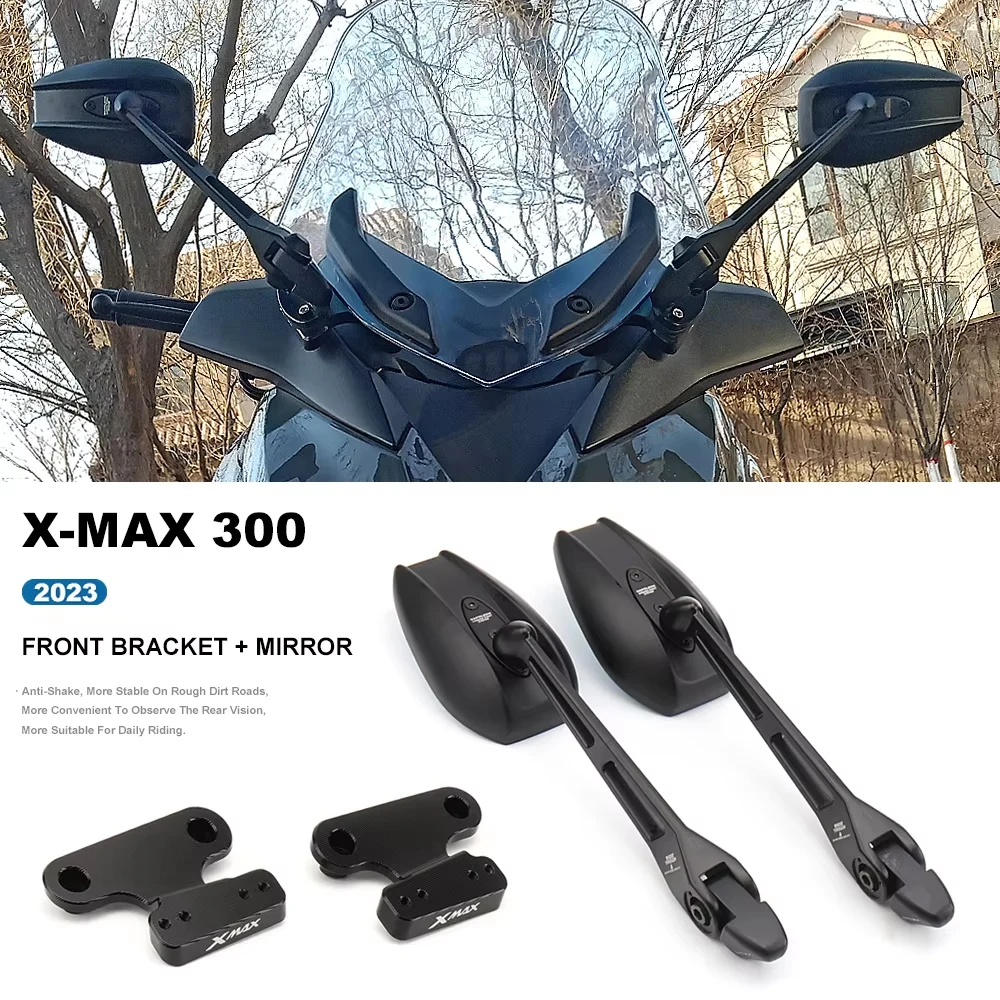 

Motorcycle Accessories Mirrors Forward Moving Bracket Kit Rearview Mirror For Yamaha XMAX 300 X-MAX300 XMAX300 X-MAX 2023