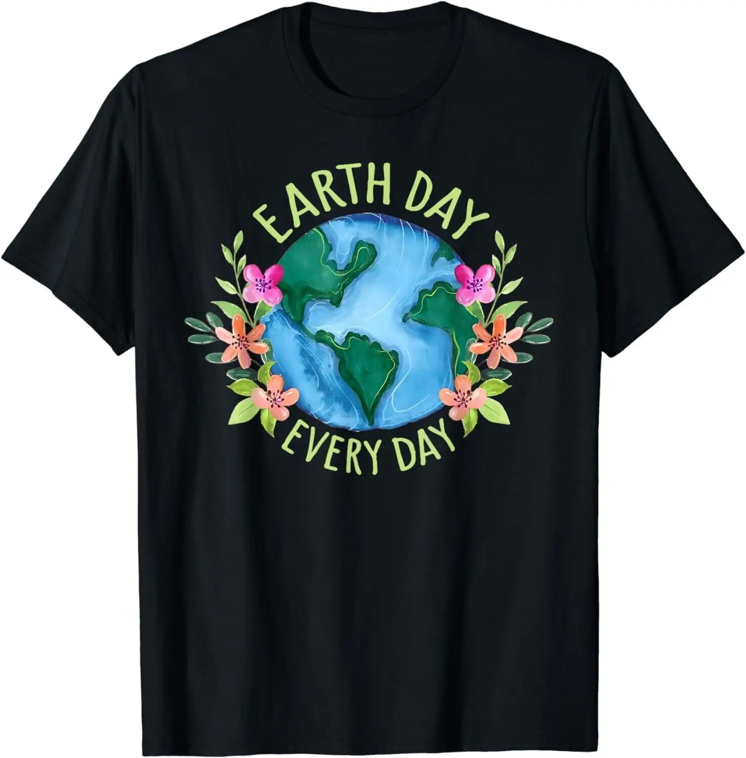 Earth Day Everyday Retro Environmental Shirt Women Earth Day Gift Unisex T-Shirt